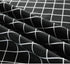 Bringsine Fashion Classic Rectangular Cotton Linen Table Cloth Black Check Tablecloth Vintage Dinner Picnic Home Deco(Square, 36 X 36 Inch)...