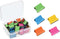 PATIKIL 0.6" x 0.4" Binder Clips, 50 Pcs Reusable Metal Refill Clip Binding for Clam Clip Dispenser, Multiple Colors...