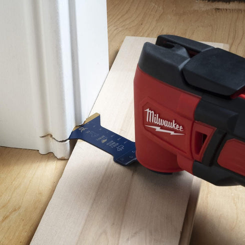 Norske Tools NOTP208 1-3/4 inch Wood & Metal Flush Cut Titanium Oscillating Multi Tool Accessory Blade,Black...