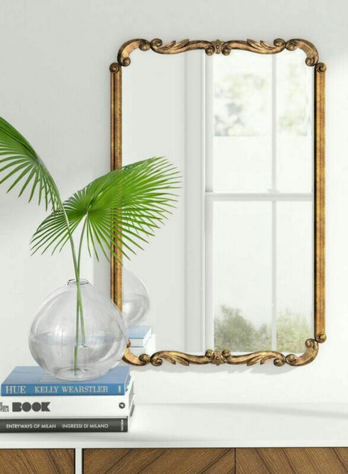 Serene Spaces Living Set of 2 Clear Ball Bud Vase, Vintage Style Vase for Flowers, Measures 4" Tall and 4" Diameter...