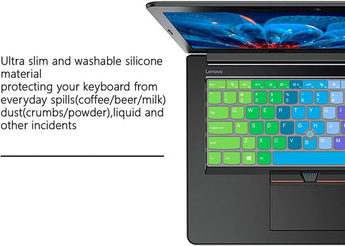 Keyboard Cover for Lenovo Thinkpad X1 Carbon 14" 5th/6th/7th Gen ThinkPad X1 Yoga Gen 3/4/5 Thinkpad T14 T480(s) T490/S T495(S) L380 L390 L480 L49...