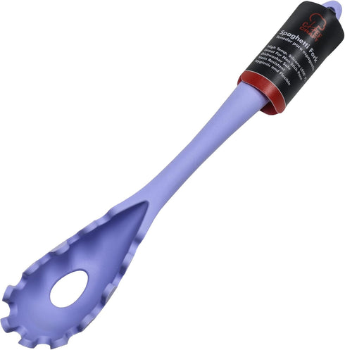 Chef Craft Premium Silicone Spaghetti/Pasta Fork, 11.5 inch, Pastel Blue...