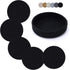 Trivets for Hot Dishes, Trivets for Hot Pots and Pans, 7 Inchs Hot Pads 5 Pcs and Storage Basket for Countertops, Pot Holders for Kitchen, Cotton ...