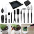 15 Pieces Succulent Plants Tools - Plant Repotting Mat and Storage Bag,Mini Garden Transplanting Tools for Indoor Outdoor Miniature Fairy Flower P...