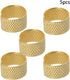 Utoolmart 5pcs Sewing Thimble, Metal Copper Sewing Thimble Finger Protector Finger Shield Ring Fingertip Thimble Sewing Quilting Craft Accessories...