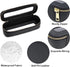 Clear Makeup Brush Bag, Small Makeup Brush Holder Travel Makeup Bag for Purse Mini TSA Approved Cosmetic Brush Case Portable Toiletry Bag for Wome...
