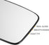 X AUTOHAUX Car Rearview Left Driver Side Mirror Glass Replacement W/Backing Plate Heated White Glass for Dodge Charger Challenger 2011-2021 for Ch...