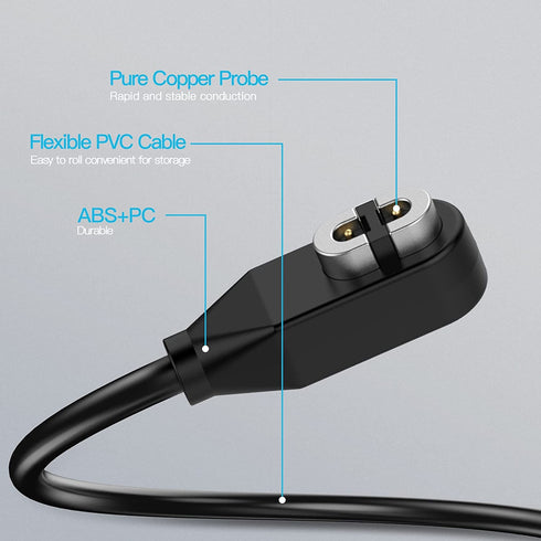 AWINNER 2 Pack Compatible for Shokz Charging Cable,Magnetic Charger Cord Compatible for Aftershokz Aeropex AS800,Shokz OpenRun Pro,OpenRun,OpenRun...