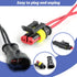 26 Sets 355Pcs Automotive Waterproof Wire Connectors - Male/Female 1/2/3/4 Pin - for Cars, Motorcycles & Boats - 22-16 AWG...