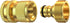 Heavy Duty Water Hose Quick Connect Fittings (Premium Brass for Superior Durability), Quick Release Hose Connector, Fit for 3/4" Gardening Hoses, ...