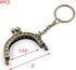 T Tulead Bronze Purse Kiss Lock Clasp Metal Coin Frame Clasp 2-Inch Retro Kiss Lock Frames Pack of 6 with Key Ring...
