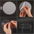 CRASPIRE Cake Stands for Dessert Table Acrylic Clear Cupcake Display Holder Plate Shelf Round Food Organizer Serving Pizza Figures Party Platter C...
