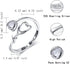 Stethoscope EKG Medicine Birthstone Stud Earrings Rings Nurses Week Gift 925 Sterling Sliver Heart Women Jewelry Gift for Medical Student Doctor N...