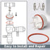800M4 Vent Float Disk Assembly Repair Kit Replacment for Watts 1" 800QT Backflow Valve 0887715 887715 RK 800M4-FR-V1...