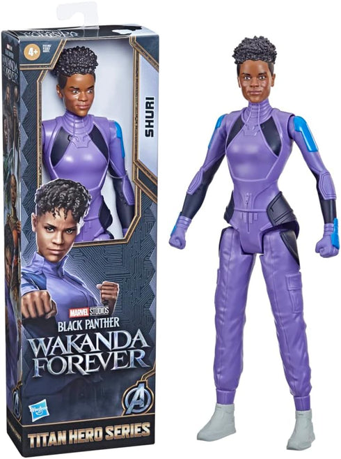 Spider-Man Marvel Studios' Black Panther: Wakanda Forever Titan Hero Series Shuri Toy, 12-Inch-Scale Action Figure, Marvel Toys Kids Ages 4 and Up...
