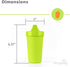 Re-Play Sippy Cups for Toddlers - 10 Oz. Reusable Spill Proof Cups for Kids, Dishwasher/Microwave Safe - Made in USA - Set of 4-3.13" x 6.25" - Ci...