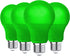 4 Pack LED Green Light Bulbs - A19 9Watts with E26 Base 60w Equivalent LED Green Bulb for Wedding Halloween Christmas Party Bar Decor, Porch, Home...