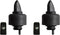 The Pure Pour Liquor Bottle Pourers - Leak-Proof Pour Spouts with Dust Caps – Fits Most Alcohol, Syrup, Olive Oil & Vinegar Bottles – Dishwasher S...