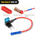 Nilight Fuse Holder Add-a-circuit Fuse TAP Adapter Mini ATM APM Blade Fuse Holder-10 Pack , 2 years Warranty...