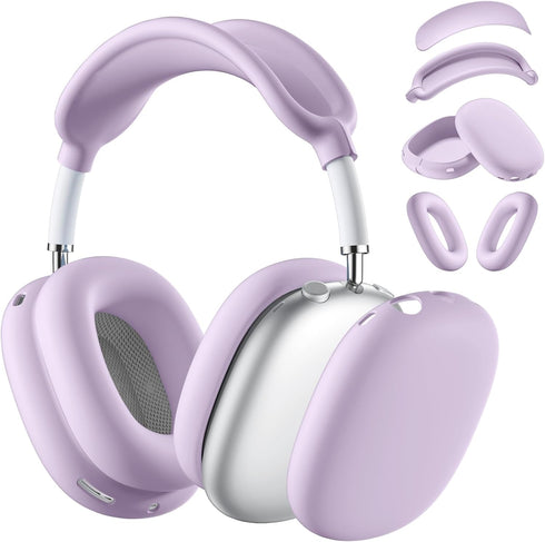 Lerobo Soft Case Cover for AirPods Max Headphones, Airpods Max Ear Cup Covers/Ear Pad Case Cover/Headband Cover/Max Headband Pad,Accessories Silic...
