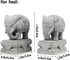 Fish Tank Decorations Asian Aquarium Foo Dogs Statue A Pair FengShui Elephant Ornaments for 10 Gallon or Smaller Fish Tanks & Pet Betta Fish Rest ...