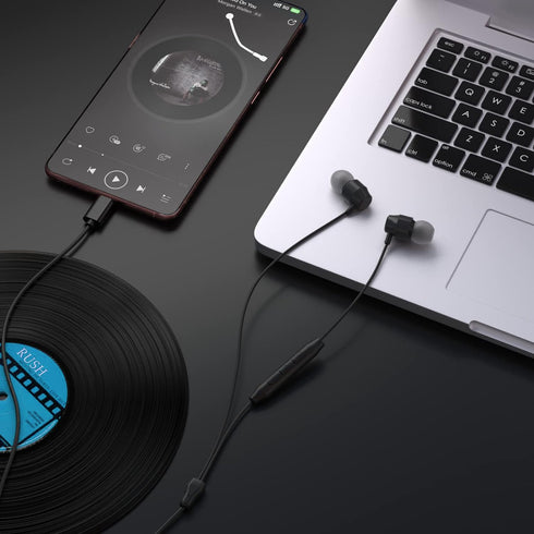 USB C Headphones Wired Earbuds, in-Ear Type C Magnetic Earphones with Microphone Hands Free Calling Compatible for iPhone 15/15pro Samsung Galaxy ...