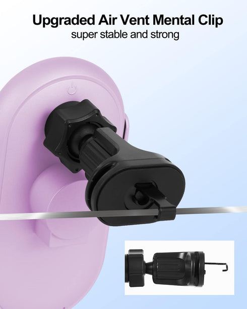 Wireless Car Charger, Phone Mount for Car Wireless Charger Smart Sensor Air Vent, Automatic Clamping Phone Holder Compatible with iPhone 14/13/12/...