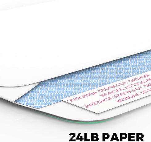 #6 3/4 Envelopes, Security Tinted Self Seal Envelopes for Privacy & Business, 90 Pack Small Envelope Letter Size 3-5/8 X 6-1/2 Inches, Peel and Se...