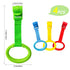 4pcs Plastic Baby Crib Pull Rings Kids Walking Exercises Assistant Stand Up Rings playpen Pull Ring Baby Cot Hanging Rings for Infant Baby Toddler...