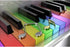 LBGMN 5D DIY Paint Diamond Painting Mosaic Rainbow Piano Keys Pictures by Rhinestones Embroidery 3D Diamond Mosaic Wall Sticker......