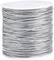 Elastic Cords Stretch Cord Ribbon Metallic Tinsel Cord Rope for Craft Making Gift Wrapping 1 mm 20 Yards (Silver)...