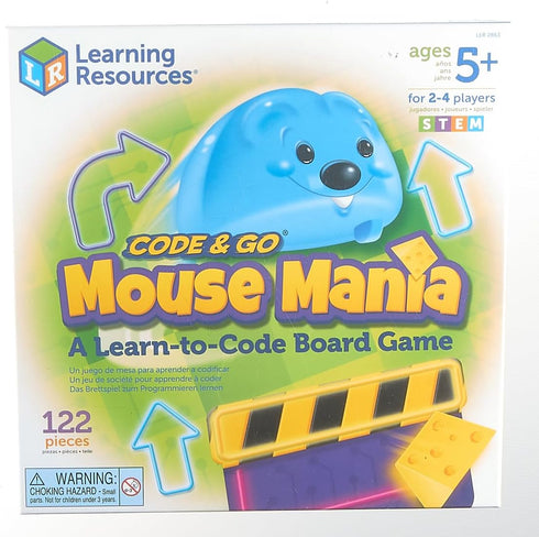 Learning Resources Code & Go Robot Mouse Board Game, STEM, Early Coding Game, Ages 5+...