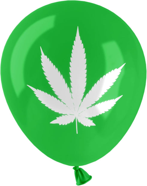 Marijuana (weed) Leaf Latex Party Balloons - 12 Inch/25 Pack - Celebrate 420 or any other day!...