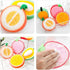 12pcs Cleaning Sponge Cute Fruit-Shape Kitchen Sponge Washing Sponge Dish Cleaning Sponge Scrubber(4.72X4.72X1.38in)...