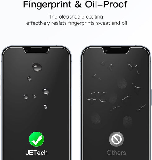JETech Screen Protector for iPhone 14 6.1-Inch, Tempered Glass Film, 3-Pack......