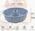 Bundt cake pan Silicone Cake Mold, 10’’ Non-stick Fluted Pans Round Baking Molds for Cake, Jello, Gelatin, Brownie, Cornbread, 12 Cups,Large Size ...