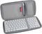 Hermitshell Hard Travel Case for Apple Magic Keyboard MLA22LL/A + Trackpad 2 MJ2R2LL/A + Mouse Bluetooth (Nylon, Gray)...