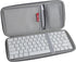 Hermitshell Hard Travel Case for Apple Magic Keyboard MLA22LL/A + Trackpad 2 MJ2R2LL/A + Mouse Bluetooth (Nylon, Gray)...