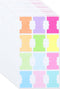 Sticky Index Tabs 20 Sheets in 12 Colors, Writable Sticky Notes Flags Paper Blank Monthly Tabs Planner Stickers Double Sided Page Markers Book Tab...