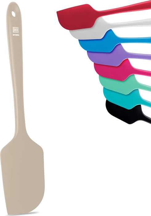 DI ORO Silicone Spatula - 600°F Heat-Resistant Rubber Kitchen Spatula for Baking, Scraping, & Mixing - BPA Free Nonstick Cookware Safe Flexible Ut...