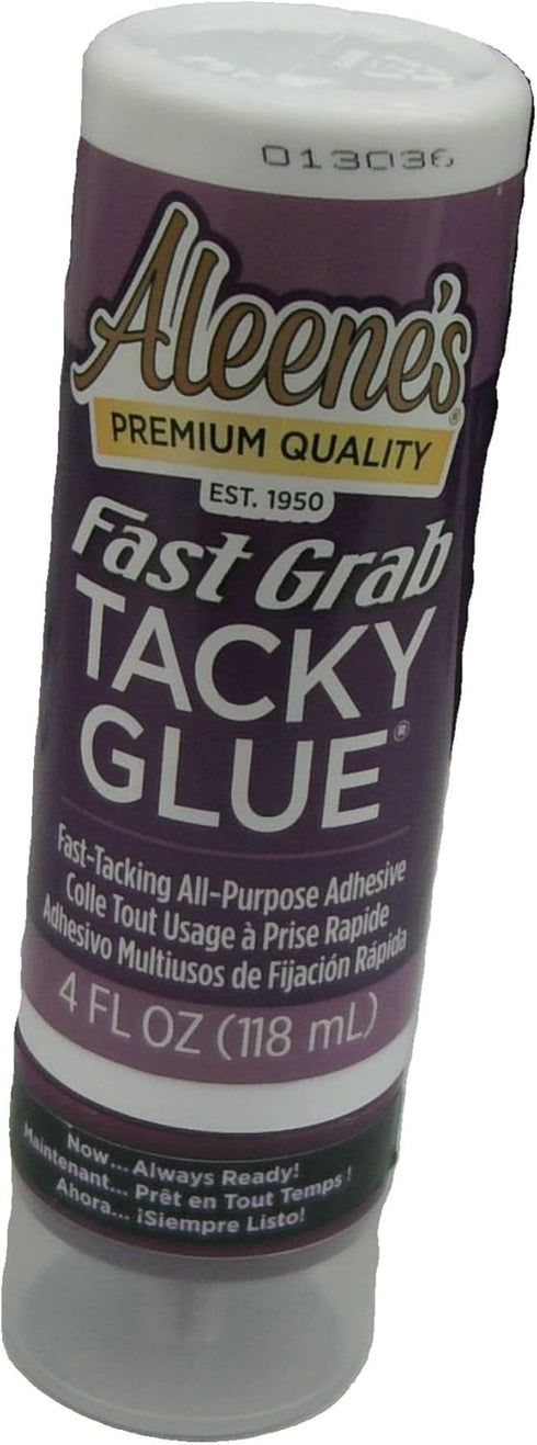 Aleene's 33141 Fast Grab Tacky Always Ready Adhesives, 4 oz....