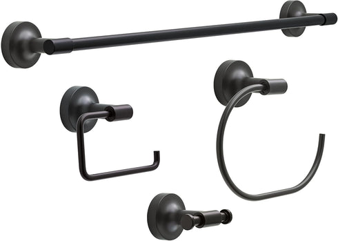 Franklin Brass VOI24-MB Voisin 24' -towel Bar, 24 inch, Matte Black...