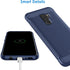 JETech Slim Fit Case for Samsung Galaxy S9+ Plus, Thin Phone Cover with Shock-Absorption and Carbon Fiber Design (Blue)...