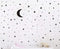 Moon and Stars Wall Decal Vinyl Sticker for Kids Boy Girls Baby Room Decoration Good Night Nursery Wall Decor Home House Bedroom Design YMX16 (Bla...