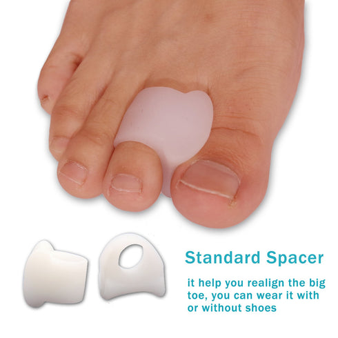 Flyen Bunion Corrector for Women and Men Bunion Pain Relief Protector Sleeves Kit - Relief Pain in Hallux Valgus, Big Toe Spacer Separators Brace ...