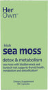 Her Own Irish Sea Moss Capsules, Burdock Root, Bladderwrack, Detox, Metabolism, Immune Support, Skin Health, Natural Joint Support, Nutrient Rich ...