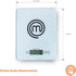 MasterChef Digital Food Scale Grams and Ounces for Kitchen, Portable Food Weight Scale with LCD Display for Baking & Cooking, Tempered Glass Scale...