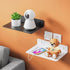 Floating TV Shelf Projector Shelf,Wall Mount TV Shelf - Holds up to DVD Component Shelf - Perfect for Projector, WiFi Router, Game Console and Cab...