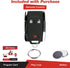 KeylessOption Keyless Entry Remote Control Car Key Fob Replacement for Chevy GMC M3N-32337100...