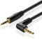 TNP Audio Cable 3.5mm Right Angle (15FT) Male to Male Gold Plated AUX Auxiliary Headset Jack Adapter TRS Cord for Bose Sony Headphones Cord Replac...